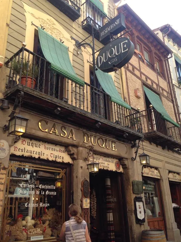 Shopping in UNESCO world heritage city Segovia