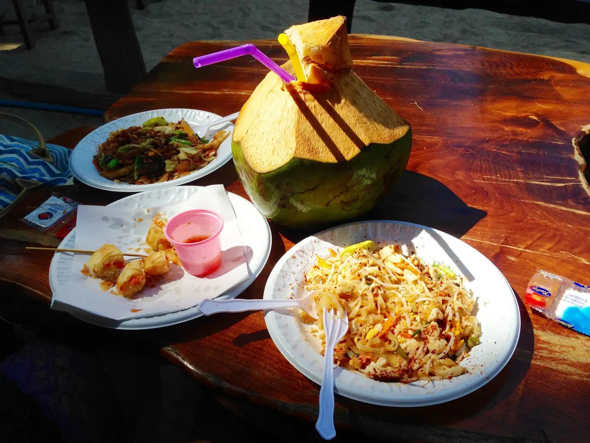 Thai roadside food
